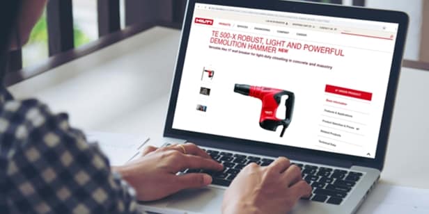 Hilti veebileht