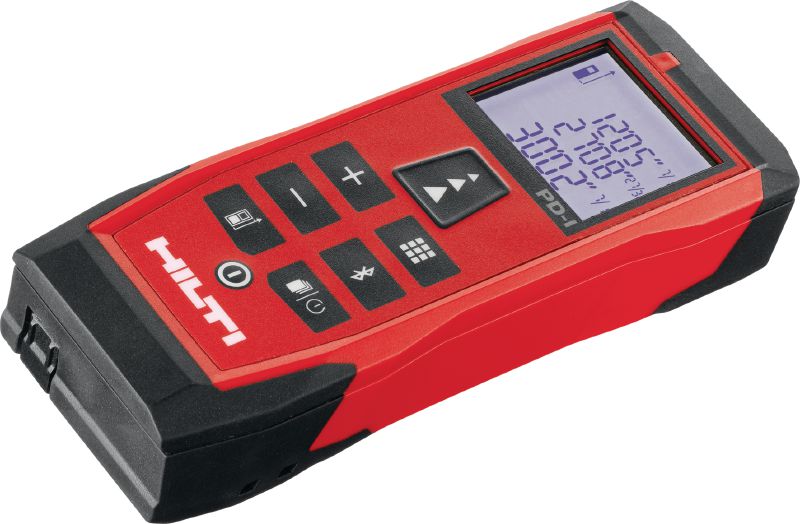 Laserkaugusmõõtja PD-I Nutikate mõõtmisfunktsioonide ja Bluetooth®-i ühendusega töökindel lasermõõtja, mõõteulatusega kuni 100 m - kasutamiseks sisetingimustes