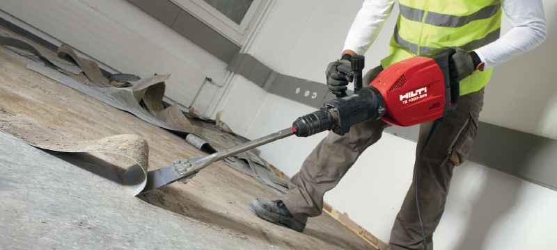Põrandakaabitsad TE-SX FS Üliteravad põrandakaabitsa meislid TE-S põrandakatte eemaldamiseks lammutustööriistadega Rakendused 1