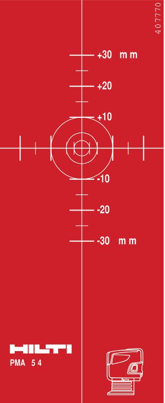 Sihtimisplaat PMA 54 (MM) (3) set 