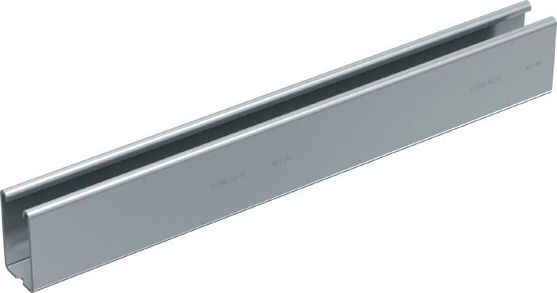 C-siini profiil MT-60 Keskmise keerukusega C-siini profiil kasutamiseks koos MT-FL/MT-TL komponentidega sisetingimustes