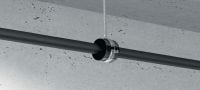 Kiiresti sulguv jahutustoru klamber MIP-H (õhukese isolatsiooniga) Ülim tsingitud toruklamber maksimaalse tööjõudluse jaoks jahutussüsteemide puhul, isolatsioonikihi paksusele 13–16 mm Rakendused 2