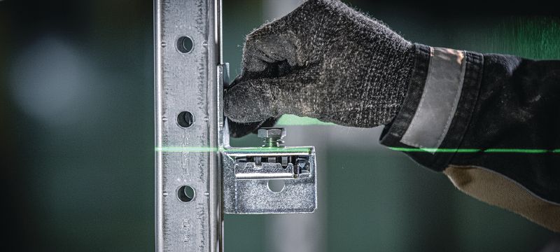 MT- FL kanali kiirlukustusmutter poldiga Kanali kiirlukustusmutriga alusplaatide ja liitmike kinnitamiseks MT tugiposti kanalite külge. Rakendused 1