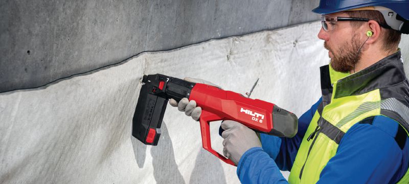 Naelapüssi komplekt DX 6-MX Täisautomaatne naelapüss – seina- ja raketisekomplekt Rakendused 1