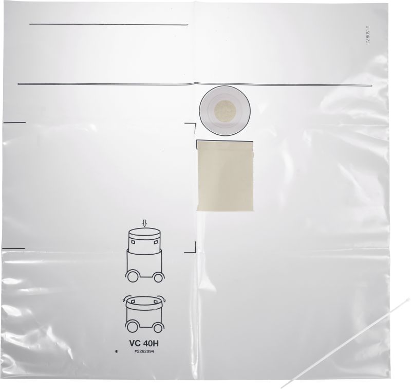 Tolmukott VC 40H-X plastmass 10tk 