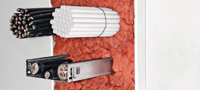 Elastne tuletõkkevaht CFS-F FX Lihtsalt paigaldatav paindlik tuletõkkevaht kaabli- ja segaläbiviikudele tule- ja suitsubarjääri loomiseks Rakendused 1