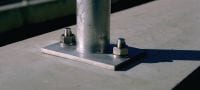Kiilankur HSA-F HDG Suure jõudlusega kiilankur staatiliste koormuste jaoks, kasutamiseks pragunemata betoonis (kuumtsingitud) Rakendused 1