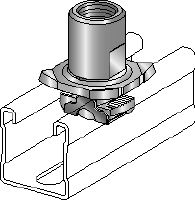 MQA Toruklambri kinnitusalus koos adapteriga (inglise mõõdustik)