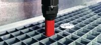 Võre kinnitusketas X-FCM (tsingitud) Tsingitud võre kinnitusketas põrandavõrede kinnitamiseks keermestatud naeltega vähekorrodeerivas keskkonnas Rakendused 1