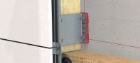 Kronstein FOX VI L Mitmekülgne seinakronstein vihmatõkkega fassaadi alusmaterjalide paigaldamiseks Rakendused 13